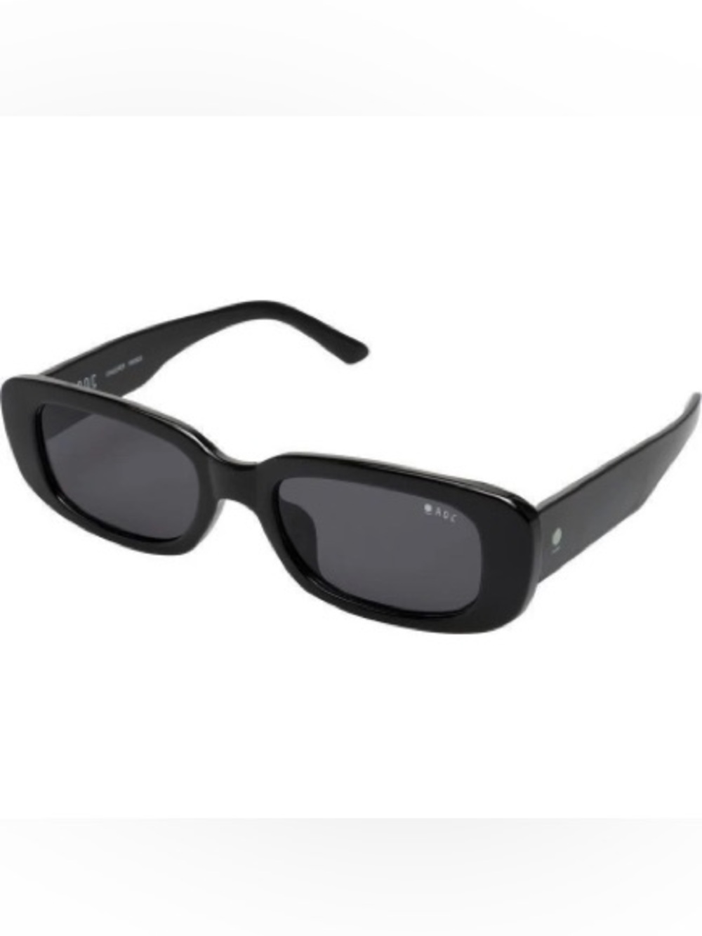 Rocawear Black Rectangular Sunglasses